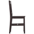 Maison Madeleine -  9 Piece Dining Set Pinewood Dark Brown